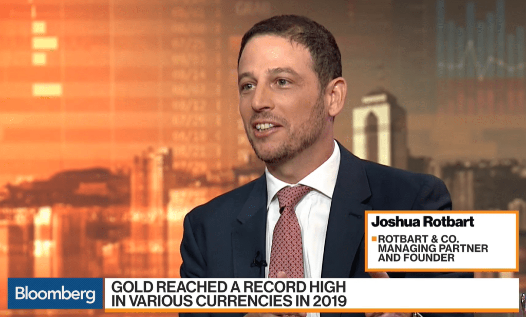 Joshua Rotbart shares his views on gold investments performance in 2020 with Bloomberg Asia
